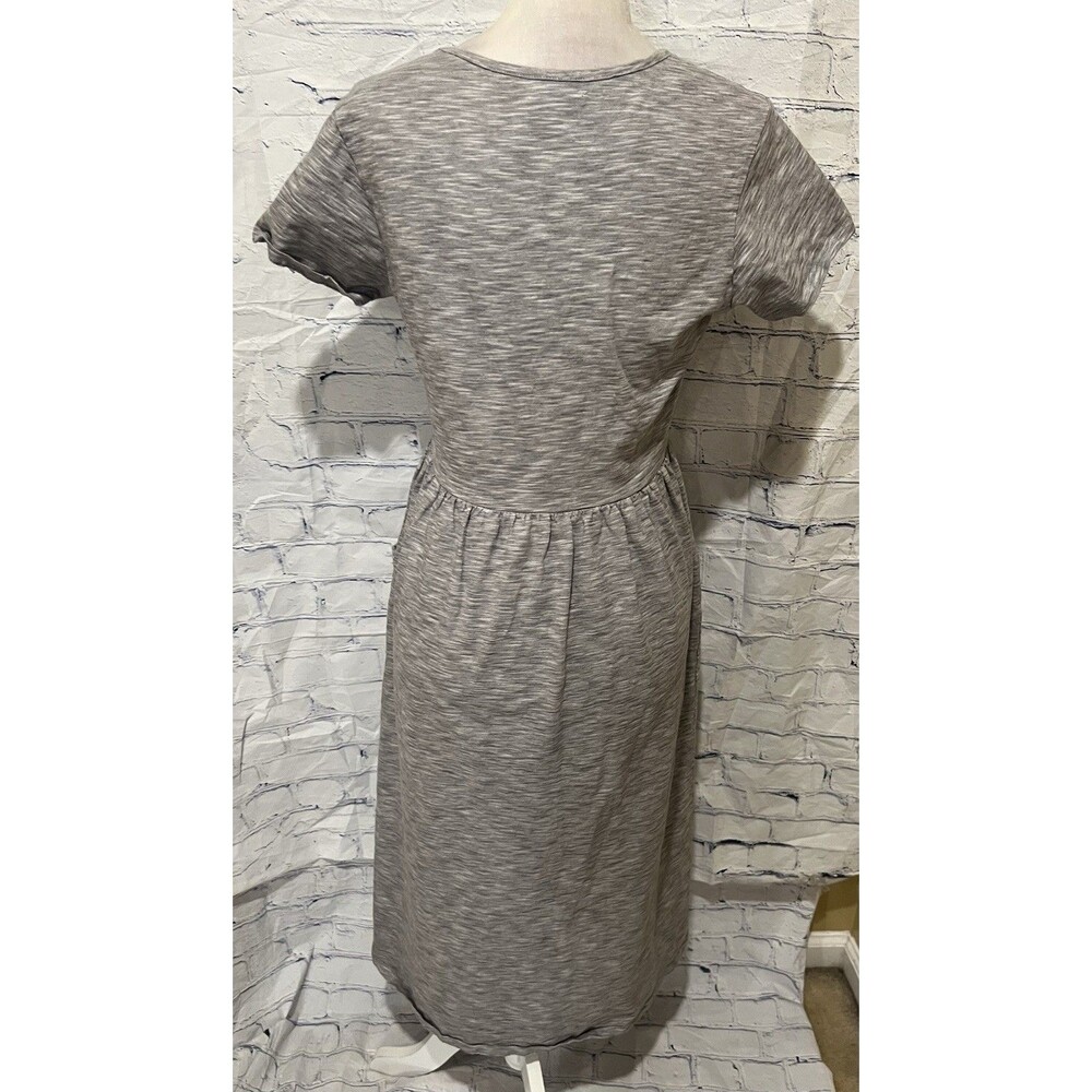 Natural By Known Supply Gray Organic Cotton Dress Size Medium - Picture 7 of 11